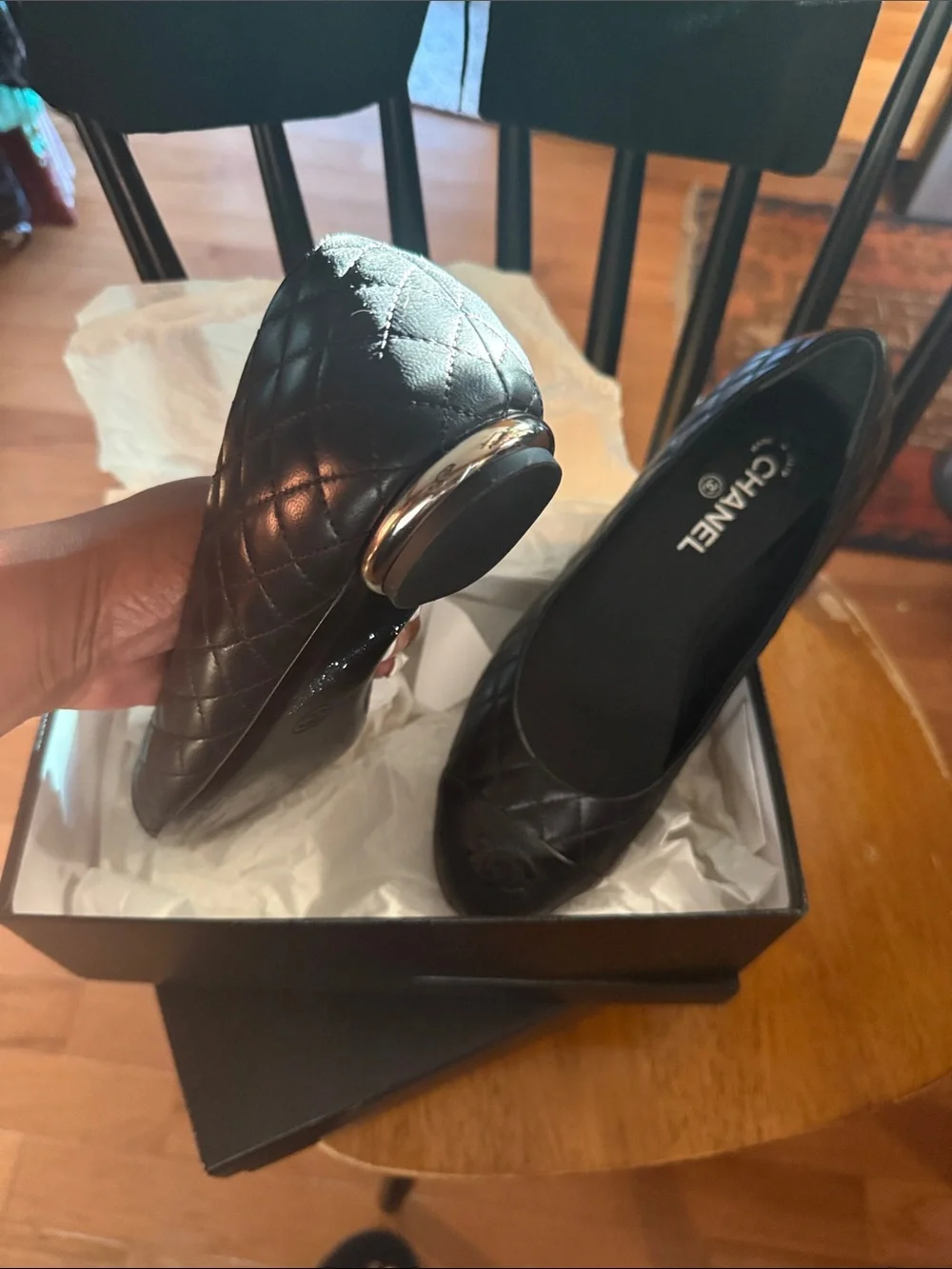 Chanel shoes authentic